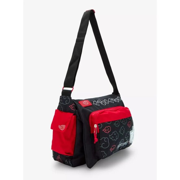 Naruto Shippuden Akatsuki Messenger Bag NEW Red Black main image 5